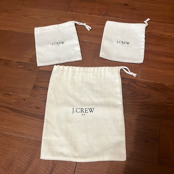 Set of 3 J.Crew jewelry bags - Picture 1 of 1